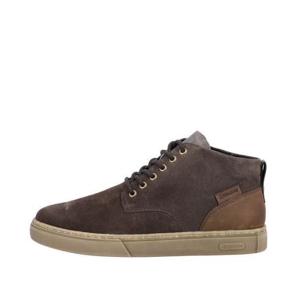 Rieker Evolution Herren Schnürboots Schnürstiefel Rauleder Wechselfußbett grau S23 U0762-45 