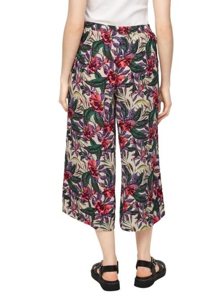QS designed by Culotte bedruckt beige 2063147 