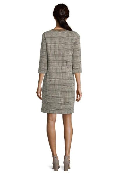 Betty Barclay Kleid kariert schwarz camel 64180629 46 | 9873 Black/Came | 