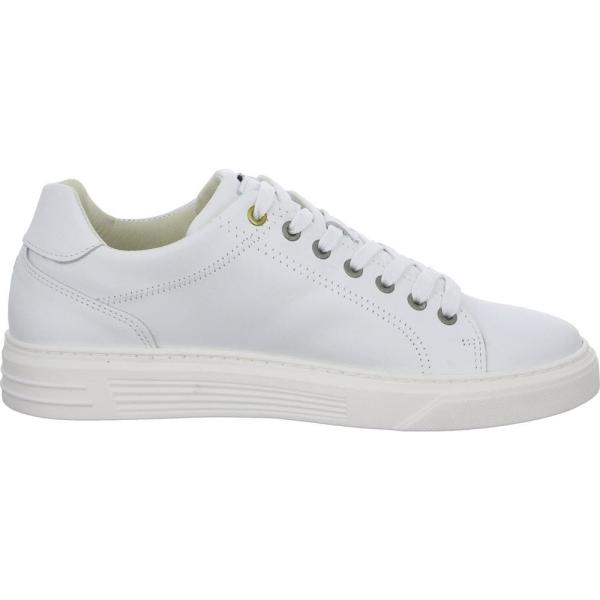 Bullboxer Herren Sneaker Schnürschuh Leder weiß S13 213K26611F 