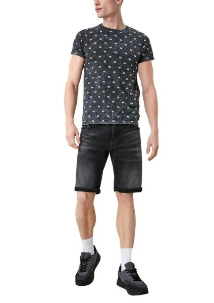 QS designed by Jerseyshirt mit Waschung 2111891 S | 99A0 black | 