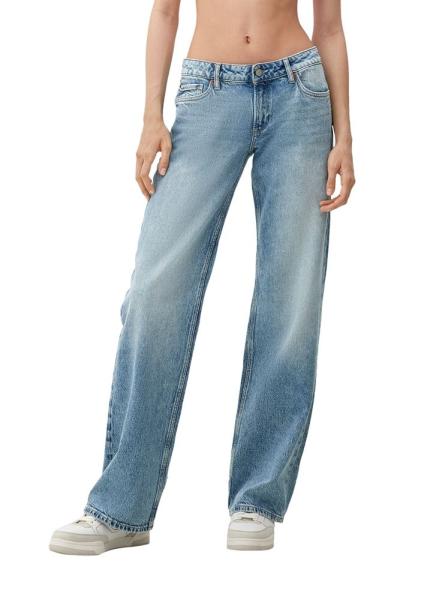 QS designed by Slim: Ankle-Jeans mit Waschung blau S13  2126806 