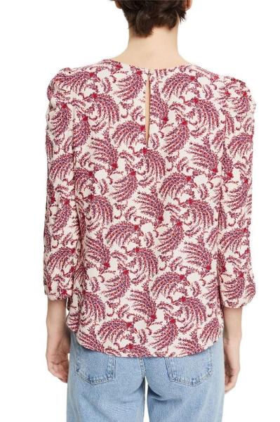 ESPRIT Gemustertes Longsleeve LENZING™ ECOVERO™ 022EE1F314 