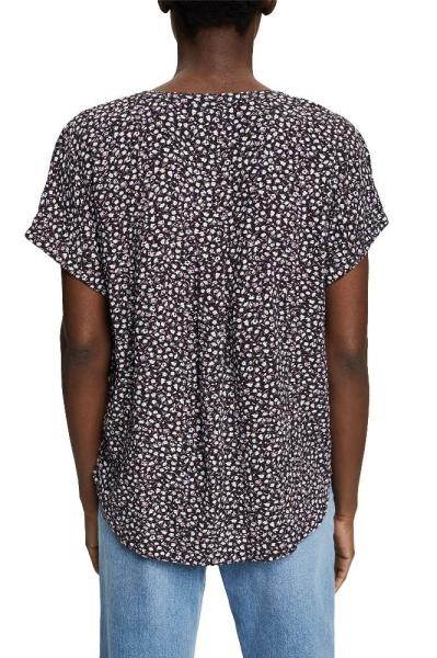 ESPRIT Florale Bluse aus LENZING™ ECOVERO™ 032EE1F327 XS | E404 NAVY 5 | 