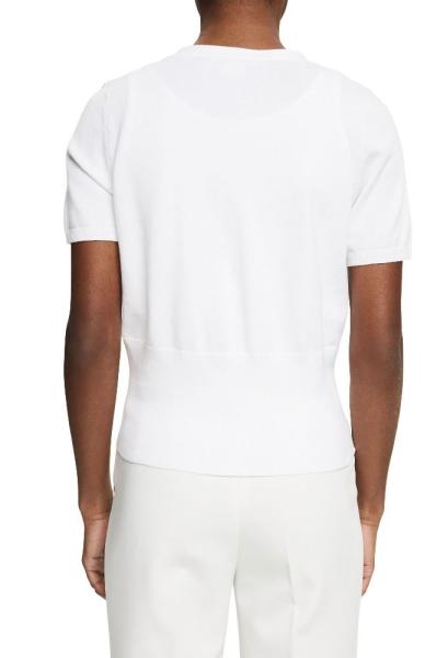 ESPRIT Cardigan mit kurzen Ärmeln 042EE1I306 S | E100 WHITE | 