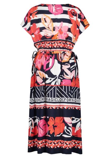 Betty Barclay Maxikleid florales Muster rot blau S13 13951957 