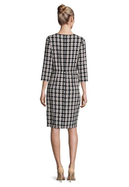 Betty Barclay Kleid 3/4 blau weiß S11 10081250 