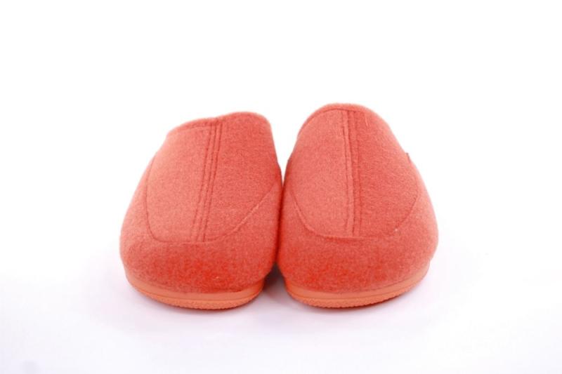s`knöpfli Damen Hausschuh Pantolette orange S22 X10625P 