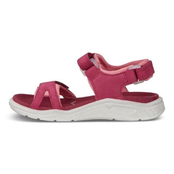 ECCO Trekking Sandale Kinder Sangria X-Trinsic Leder 710612 