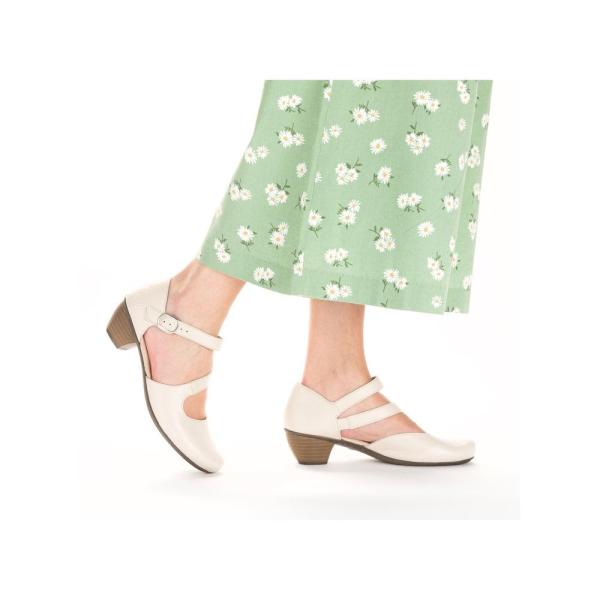 Rieker Damen Pumps cremeweiß S13  41780-80 