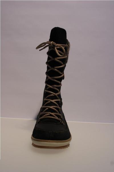 Remonte Stiefel Schnürstiefel Reißverschluss Leder TEX-Membran blau R4371-02 