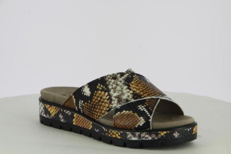 Aco Pantolette Keilabsatz Animalprint 946/8894 