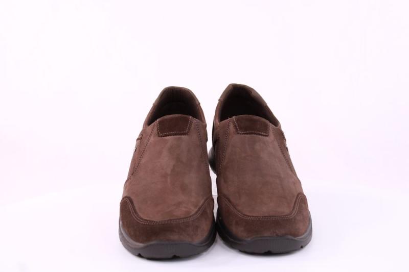 IMAC Herren Slipper Schlüpfschuh Nubukleder braun S21 803188 