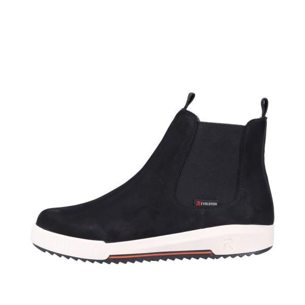 Rieker R- Evolution Damen Chelsea- Boots Stiefelette schwarz S22 W0160-00 
