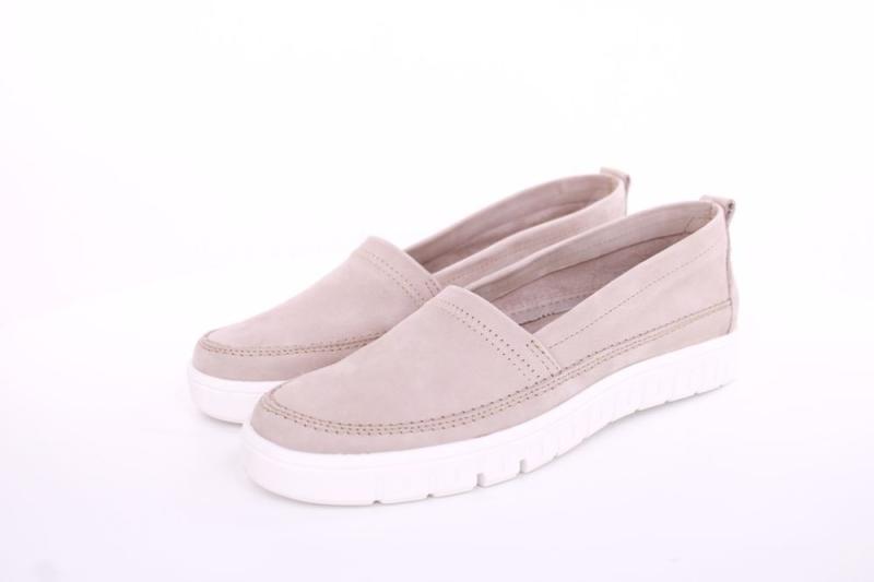 ACO TILDA 06 Damen Slipper Leder weiß, grau  S13 1295/10916 