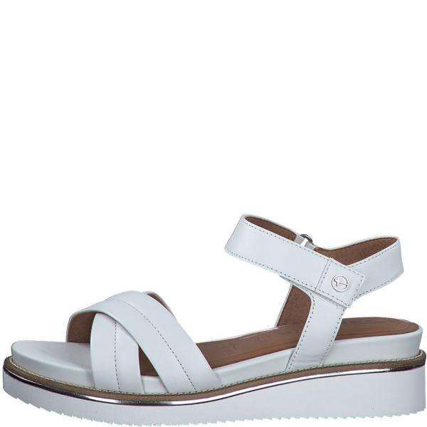 Tamaris Sandalette Leder white S13  1-1-28225-20 