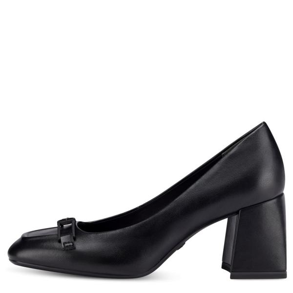 Tamaris Pumps karrèe Logo- Spange TOUCHit- Fußbett  gelb, schwarz S13 1-1-22416-20 