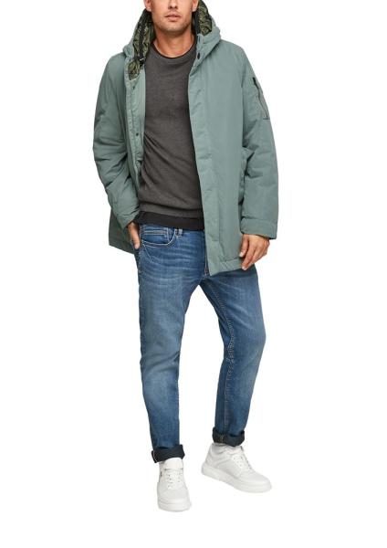 s.Oliver Jacke Parka Kapuze petrol blau S21 2065893 