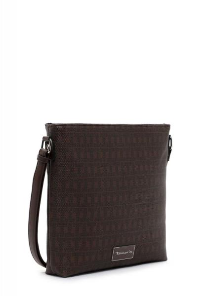 Tamaris Umhängetasche Crossbody- Bag Jody Allover- Logo- Print braun S22 31984,200 
