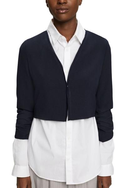 Esprit Blazer verkürzt mit gerafften Ärmeln S13 023EO1G319 