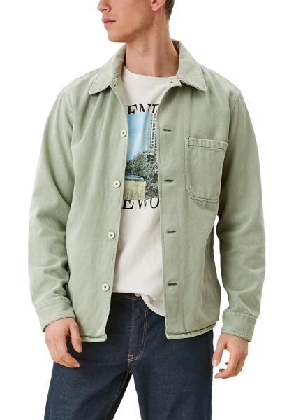 s.Oliver Herren Overshirt Hemd Seitentaschen grün S12  2110620 