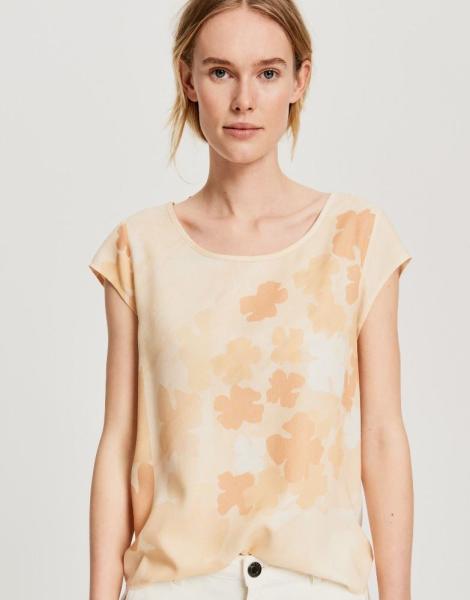 OPUS Bluse Flinka gemustert apricot S11 215849152 36 | 4109 apricot | 