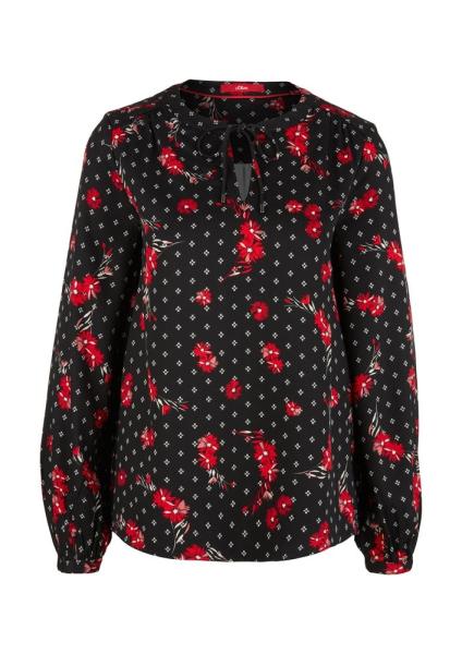 s.Oliver Bluse 2053279 38 | 99A0 Black All | 