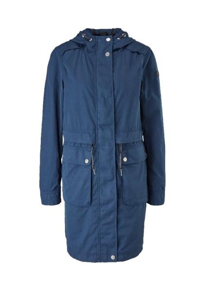QS designed by Mantel Parka Cargo- Look grün blau S12  2109535 