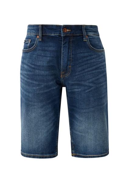 QS deigned by Regular: Herren Denimshorts aus Baumwollstretch blau S13  2133044 