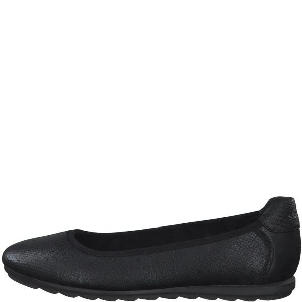 s.Oliver Damen Ballerina schwarz, navy S13  5-5-22119-20 