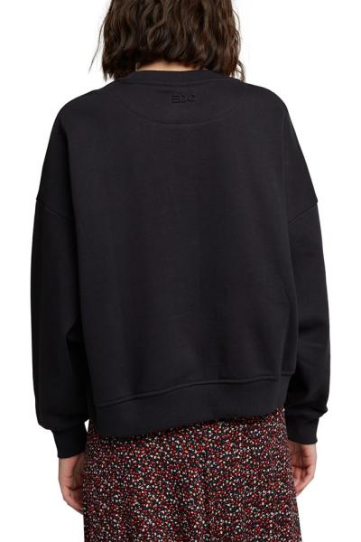 EDC Sweatshirt 110CC1J301 S | C001 BLACK | 