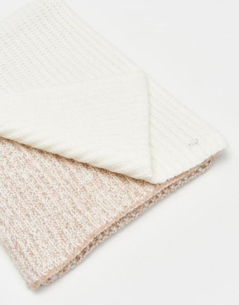 OPUS Abolta scarf Schal Blockstreifen beige S22 247469382154 