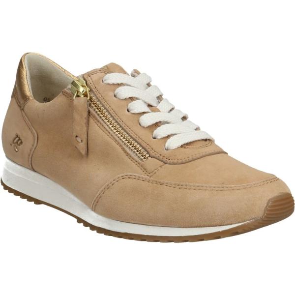 Paul Green Schnürschuh Sneaker Halbschuh Veloursleder Reißverschluss 4979-038 