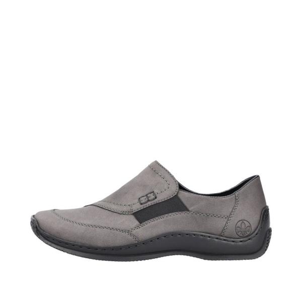 Rieker Antistress Damen Slipper Schlupfschuh grau S22 L1791-45 
