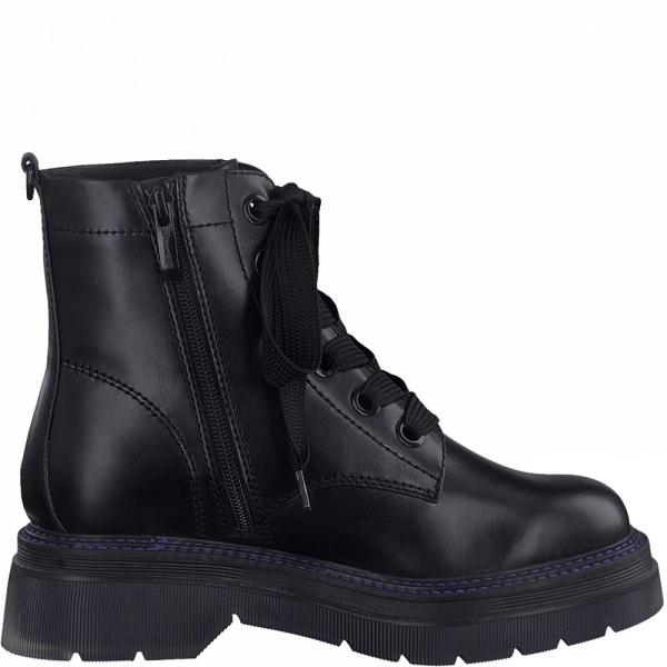 Tamaris Stiefelette Schnürschuh schwarz S21  1-1-25222-27 