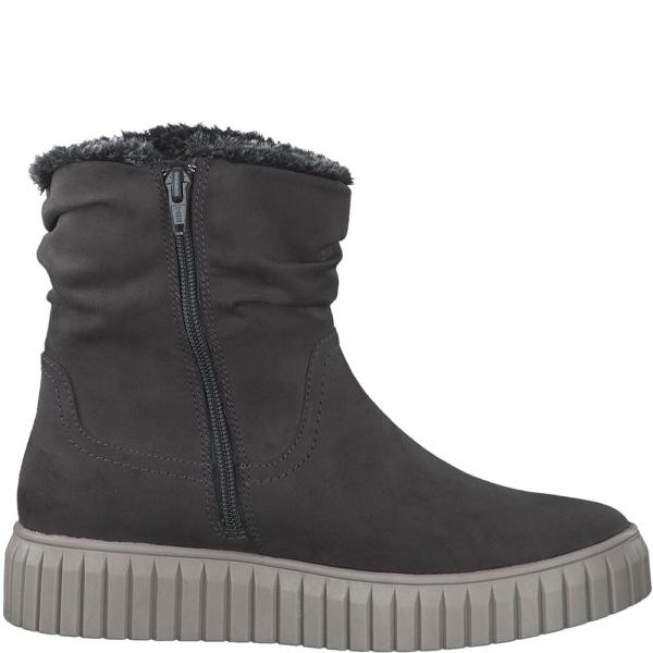 s.Oliver Damen Winterstiefelette Winterboots Warmfutter Plateausohle grau S22 5-5-26455-29 