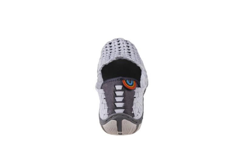 Rockspring Slipper weiß handgeflochten Drill Tasman 