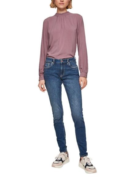 QS designed by Jeans Slim Leg blau S12  2102313 42 | 58Z6 BLUE | L32