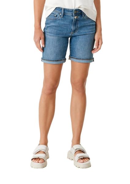 s.Oliver Damen Denimshorts kurze Hose blau S12 2114264 