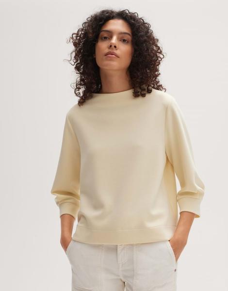 OPUS Sweater Gardeley 3/4 Arm Stehkragen gelb S13 1015304829100 