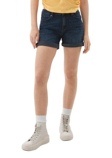 QS designed by Regular: Shorts mit Waschung S13 2131032 