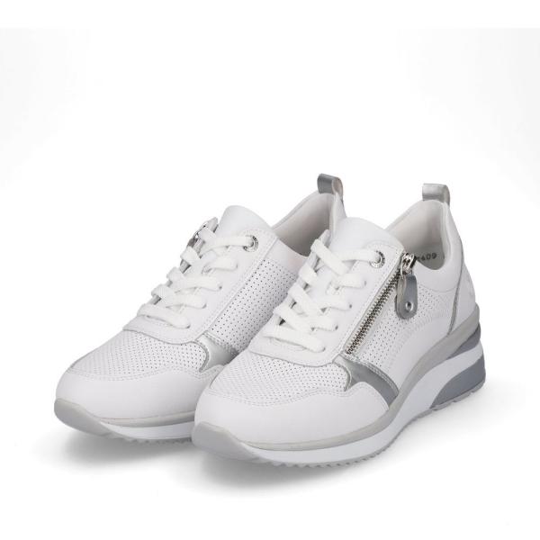 Remonte Sneaker weiß Reißverschluss S13  D2409-80 