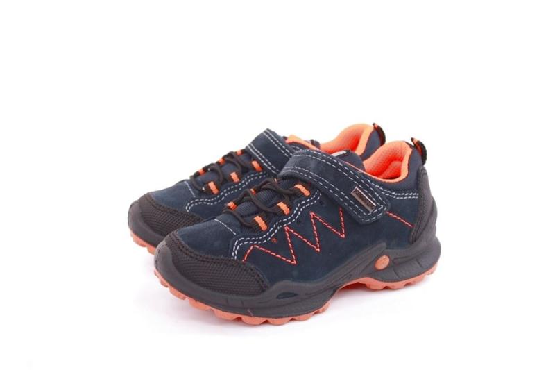IMAC Kinder-Schuh Outdoor- Schuh Klettverschluss TEX- Membran grün, blau. grau S22 282338 35 | navy/orange | 