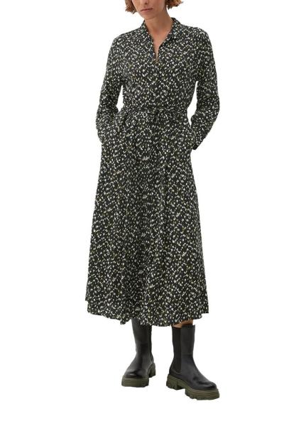 s. Oliver Blusenkleid in Midi-Länge S22 2120705 