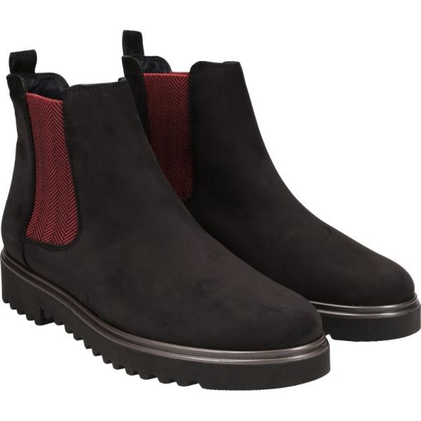 Paul Green Chelsea - Boots Nubukleder Stretch schwarz 9343 