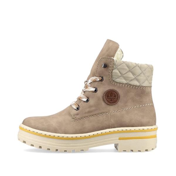 Rieker Antistress Schnürboot beige S21  Z8101-64 39 | fango/beige/mog | F