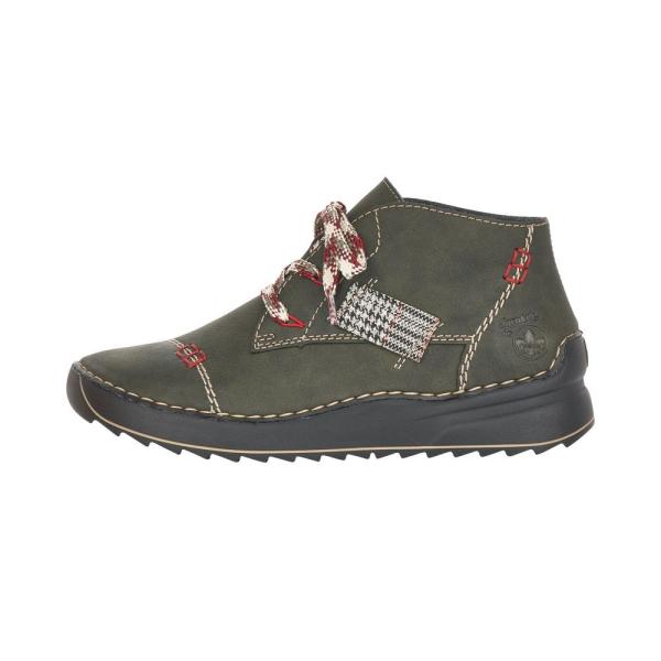 Rieker Antistress Boots Schnürschuh Schnürstiefel grün 51534-54 