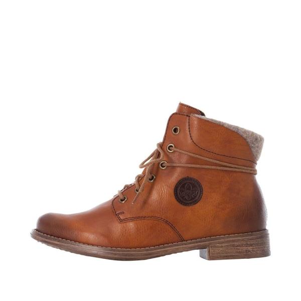 Rieker Antistress Damen Schnürboots braun S22 77423-22 37 | cayenne/wood/ka | F