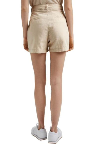 edc shorts Leinenmix beige  041CC1C311 