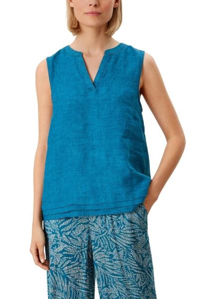 s.Oliver Leinentop mit Layering 2114319 36 | 84W9 BROWN | 